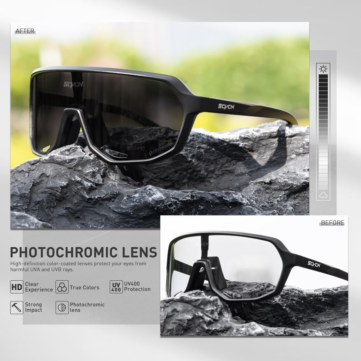 Scvcn Photochromic Glasses