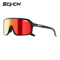 SCVCN Cycling Glasses Red Lens
