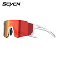 SCVCN Cycling Glasses. White/Red