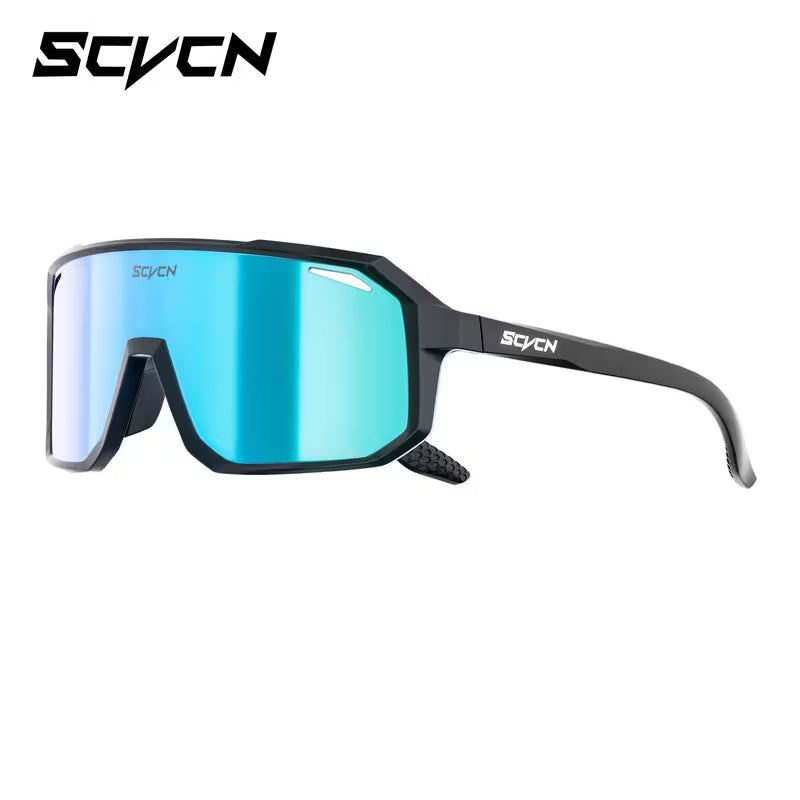SCVCN Cycling Glasses Blue Lens
